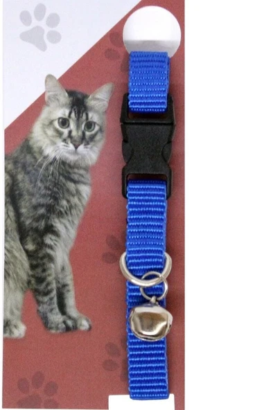 Elastik Ayarlanabilir Çıngıraklı Kedi Tasması - Resim 2
