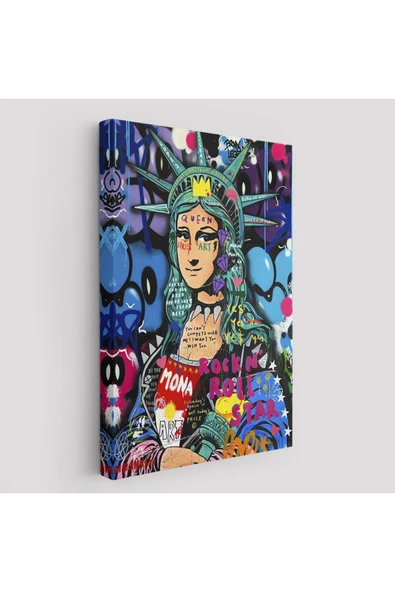 Trezon Mona Lisa GrafiTrezon-drpkanvasi Pop Art Duvar Tablosu -6216 ürün görseli 1