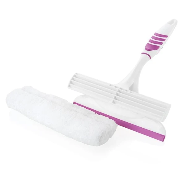 Çekçekli  Mikrofiber Cam Silme Mopu - Resim 3