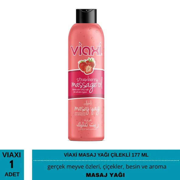 Viaxi Masaj Yağı Çilekli 177 ml - Resim 2