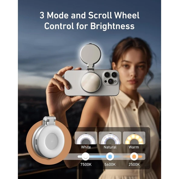 Telesın C03 Magnetic Selfie Light - Resim 2