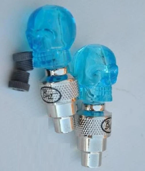Kurukafa Şeklinde Işıklı Sibop Kapağı (2 Adet) - Resim 2