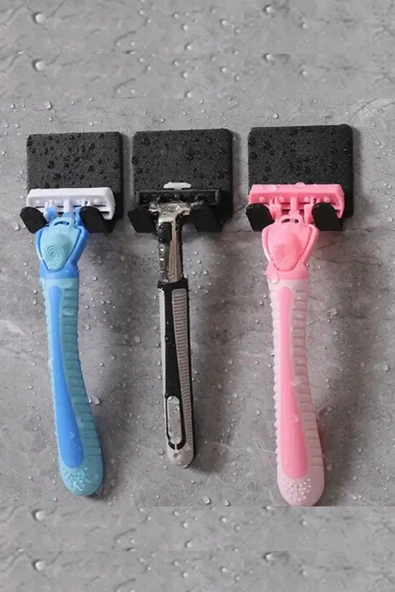 3D Permatik Tutucu - Banyo Düzenleyici - Jilet Tutucu Aparat - Çok Amaçlı Banyo Askısı 1 ADET ürün görseli 1