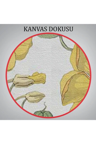 Trezon Nasturtium Çiçeği Kanvas Tablo-5206 - Resim 5