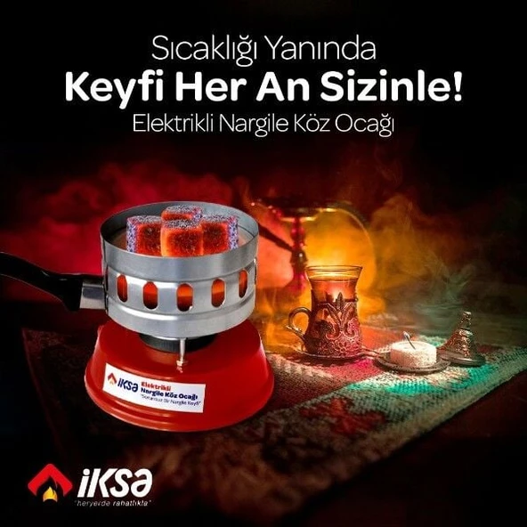 Yuvarlak Galvaniz Elektrikli Nargile Köz Ocağı ürün görseli 1