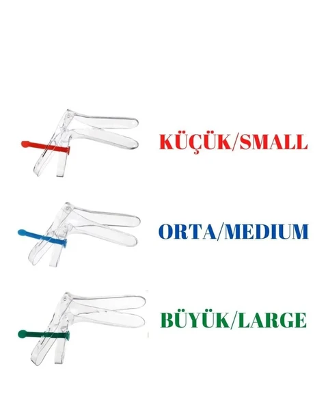 Vaginal Speculum S/M/L - Vajinal Spekülüm 3lü Paket ürün görseli 1