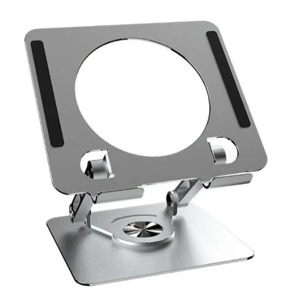 360 Derece Dönebilen Yükseltilmiş Masaüstü Ayarlanabilir Metal Tablet Standı ürün görseli 1