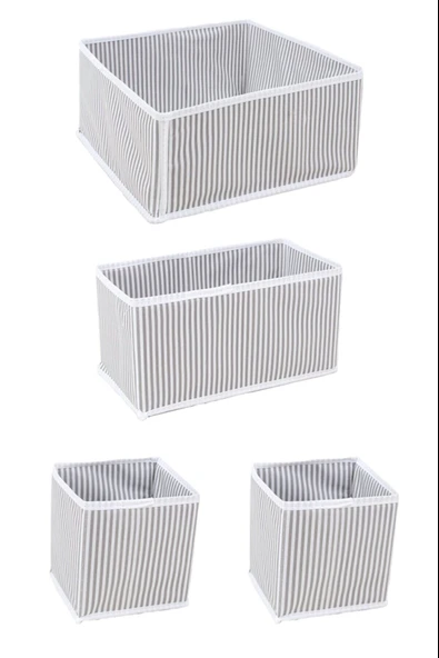 Çekmece Düzenleme Kutu Seti Organizer 4lü Set - Resim 5