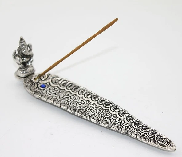 Metal Kayık Ganeşa Tütsülük Model 4 ürün görseli 1