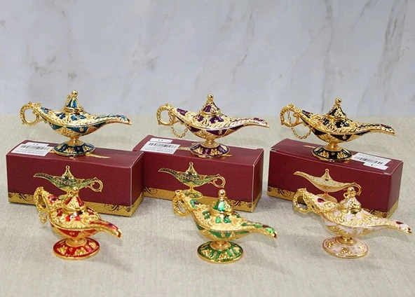 Mineli Metal Alaaddin Lambası Model 3 ürün görseli 1