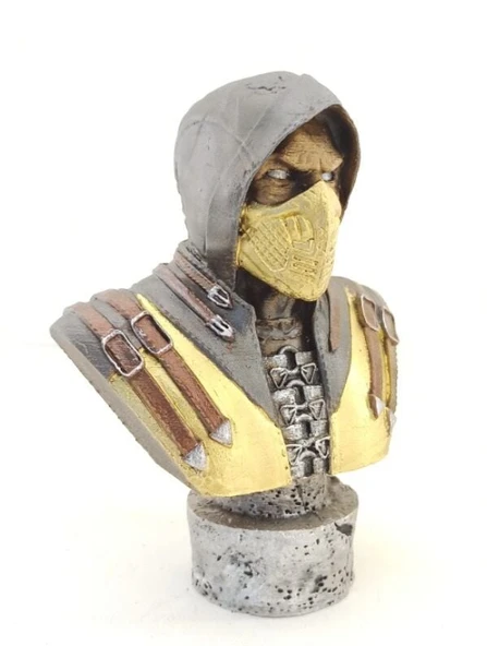 Polyester Scorpion Büst Küçük Boy ürün görseli 1
