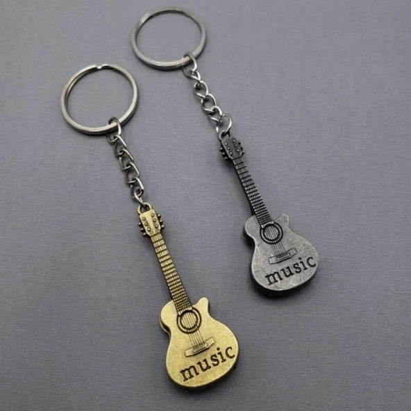 Metal Gitar Anahtarlık ürün görseli 1