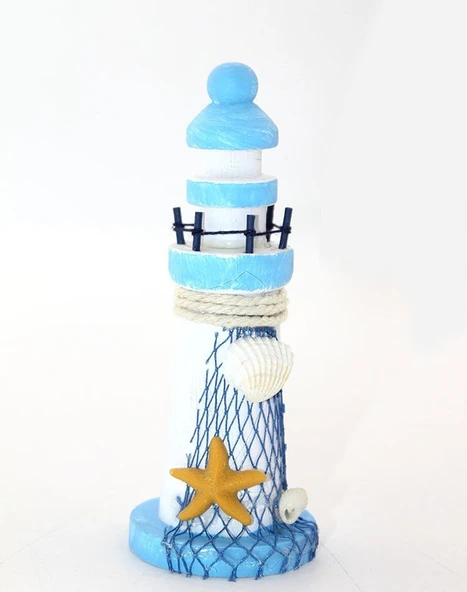 Ahşap Marin Deniz Feneri Model 1 ürün görseli 1