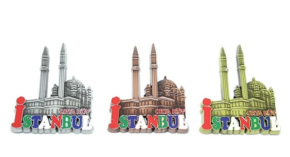 Metal İstanbul Temalı Yöresel Magnet Model 2 ürün görseli 1