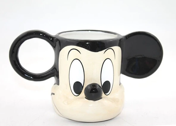 Porselen Mickey Mouse Kupa Bardak ürün görseli 1
