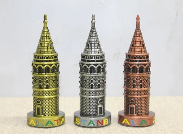 13 cm Metal Galata Kulesi ürün görseli 1