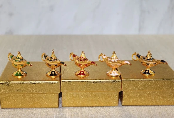 Mineli Metal Alaaddin Lambası Model 6 ürün görseli 1