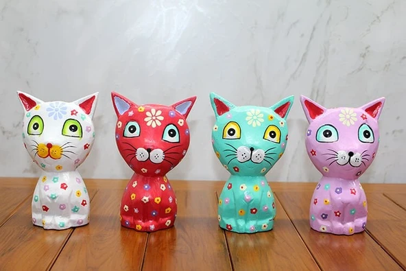 Ahşap Tekli Kedi ürün görseli 1