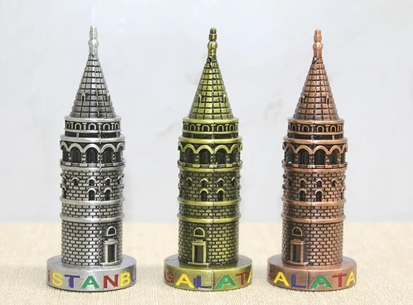 10 cm Metal Galata Kulesi ürün görseli 1