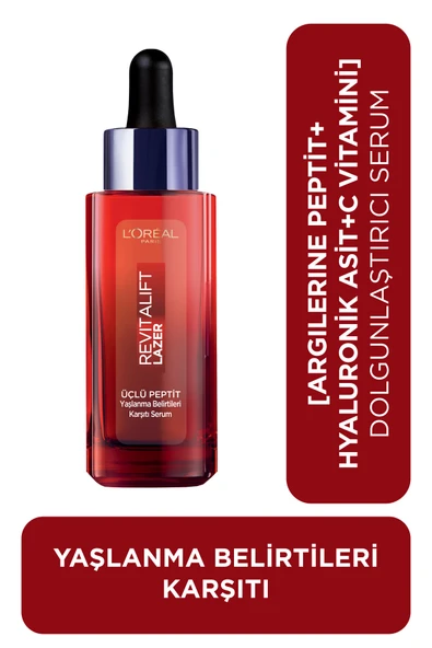 L'OREAL PARİS Revitalift Lazer Yaşlanma Belirtileri Karşıtı Üçlü Peptit Bakım Serumu 30 ml ürün görseli 1
