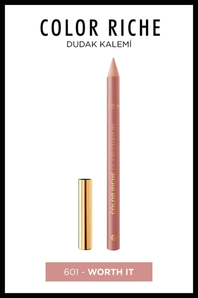 L'OREAL PARİS L'Oréal Paris Color Riche Dudak Kalemi - 601 Worth It ürün görseli 1