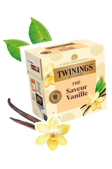 Twinings Vanilya Aromalı Siyah Çay 20 Bardak Poşet ürün görseli 1