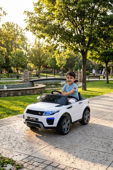 Raptor GT 12 Volt Uzaktan Kumandalı MP3 Bluetooth Destekli Otomatik Fren Sistemli Çocuk Akülü Araba ürün görseli 1