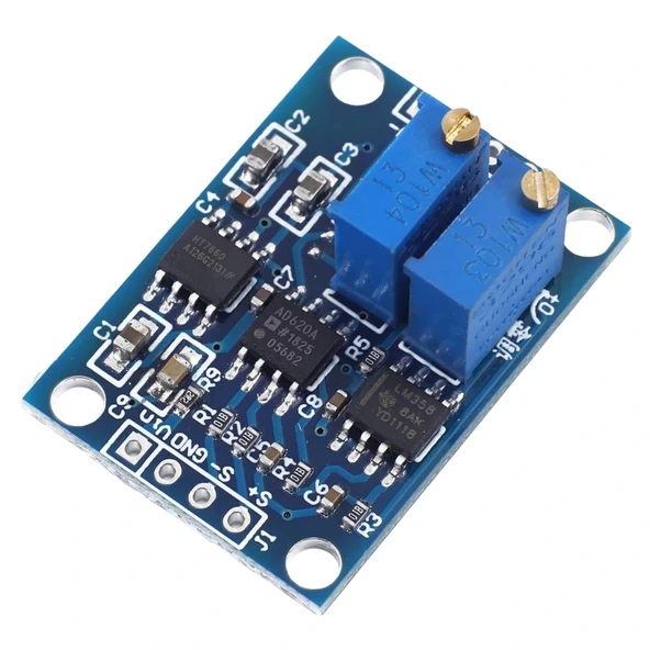AD620 Yüksek Hassasiyetli Mikrovolt Sinyal Kuvvetlendirici Modül DC 12V ürün görseli 1