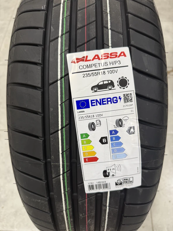 LASSA / 235/55R18 (COMPETUS H/P3) 2026 YAZ LASTİĞİ (1 ADET FİYATIDIR. EN AZ 2 ADET VERİLMEKTEDİR) ürün görseli 1