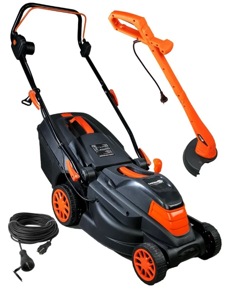 GardenPro ZF6103 Çim Biçme Makinası 1800 watt + Kenar Kesme + Uzatma Kablosu 20 mt ürün görseli 1