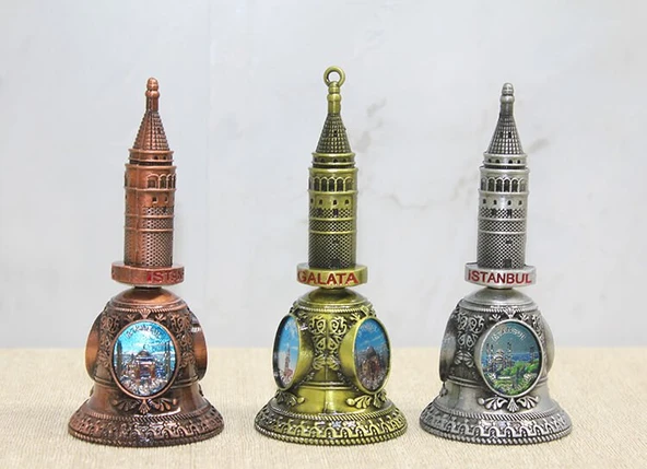 Galata Kulesi Temalı El Çanı ürün görseli 1