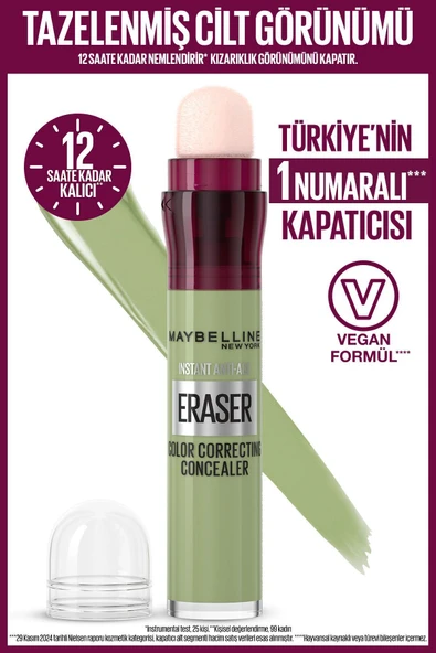 MAYBELLİNE NEW YORK Instant Anti Age Eraser Renk Eşitleyici Kapatıcı ürün görseli 1