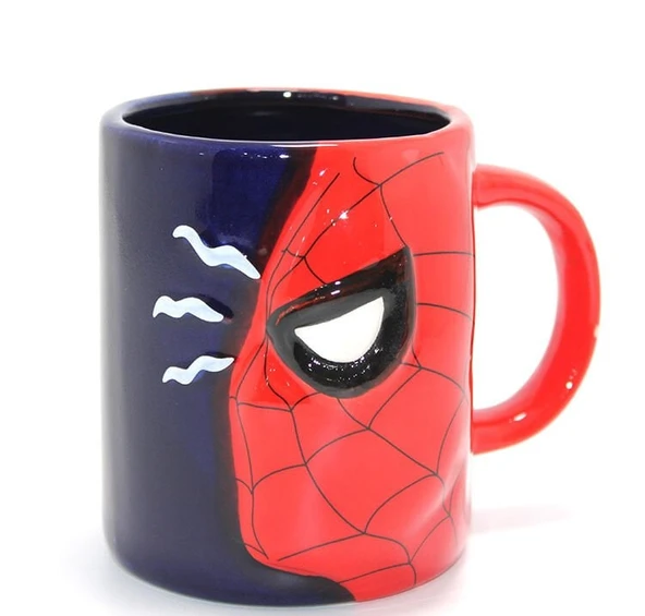 3D Spiderman Tasarımlı Porselen Kupa Bardak ürün görseli 1