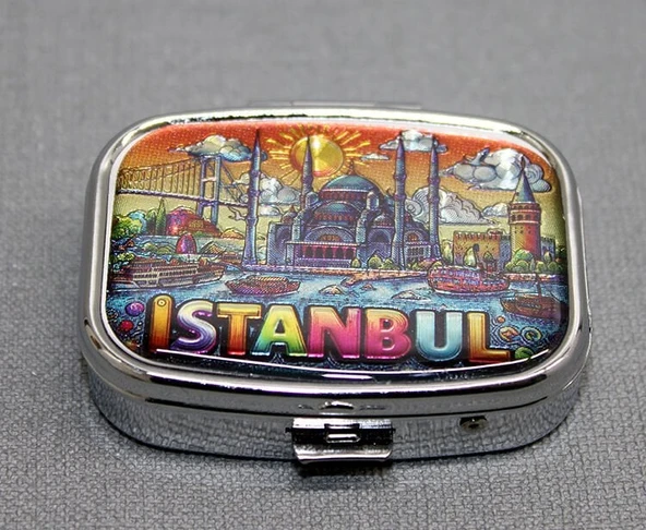İstanbul Temalı İlaç Kutusu - Model 12 ürün görseli 1