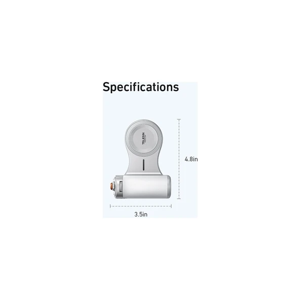 Telesın Magsafe Pro Shot Grip (Sadece Iphone) - Resim 5