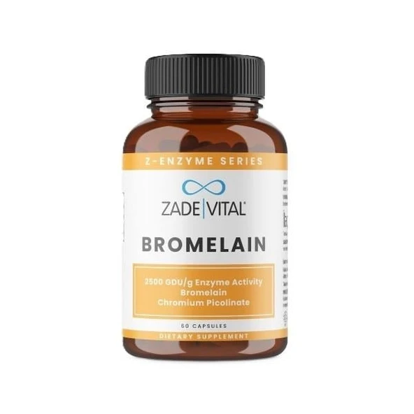 Zade Vital Bromelain 60 Kapsül ürün görseli 1
