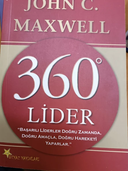 360 LİDER - ''BAŞARILI LİDERLER DOĞRU ZAMANDA,DOĞRU AMAÇLA,DOĞRU HAREKETİ YAPARLAR.'' ürün görseli 1