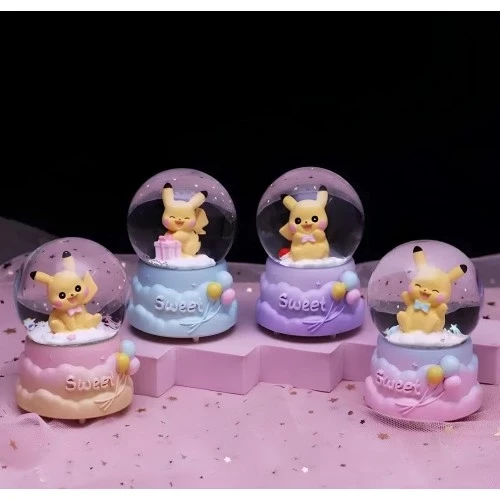 Pokemon Işıklı Kar Küresi 9 Cm ürün görseli 1