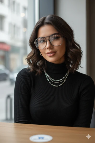 BluePepper Nova Unisex Kemik Çerçeveli Mavı Işık Filtreli Okuma Gözlüğü Şık, Hafif ve Konforlu Retro Tasarım ürün görseli 1