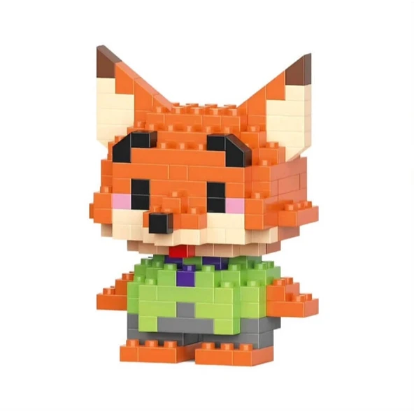 Zootropolis Nick Wilde Mini Lego Figürü - Resim 3