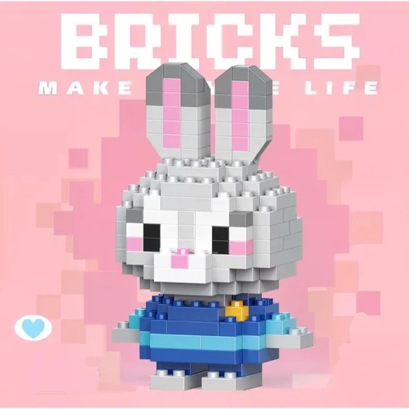 Zootropolis Judy Hopps Mini Tavşan Lego Figürü ürün görseli 1