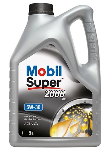 MOBİL SUPER GSP 2000 XE C3 PARTEKÜLLÜ 5W30 5L ürün görseli 1