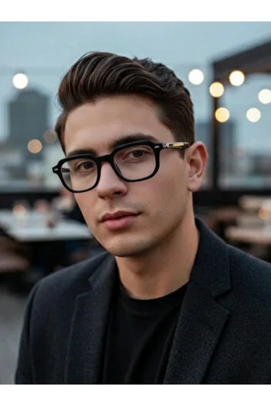 BluePepper MOKOLİ | Mavi Işık Korumalı Ekran Gözlüğü Cam Değiştirilebilir Unisex Şık Modern Çerçeveli Gözlük ürün görseli 1