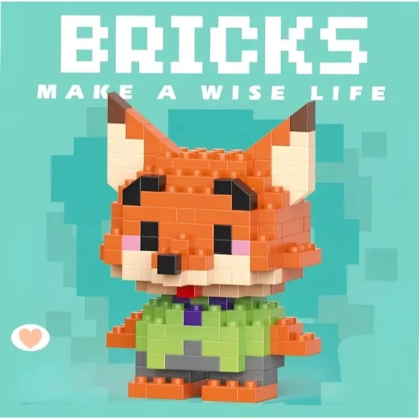 Zootropolis Nick Wilde Mini Lego Figürü ürün görseli 1