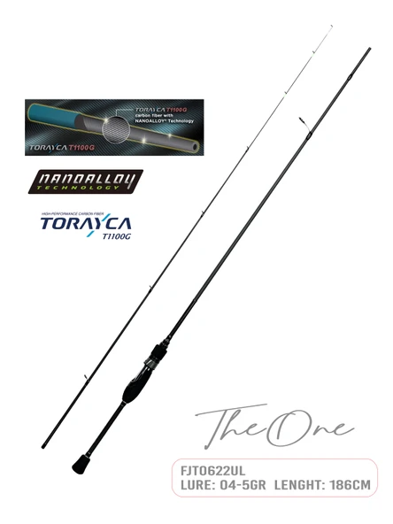 Fujin Fujin TheOne 186cm 04-5gr LRF Kamışı 622UL ürün görseli 1