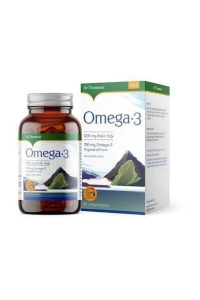 Dr. Thomson Omega-3 1200 Mg Balık Yağı 50 Kapsül ürün görseli 1
