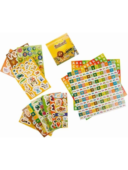 Aden Oyuncak Sticker Set Safari ADN-3161 - Resim 3