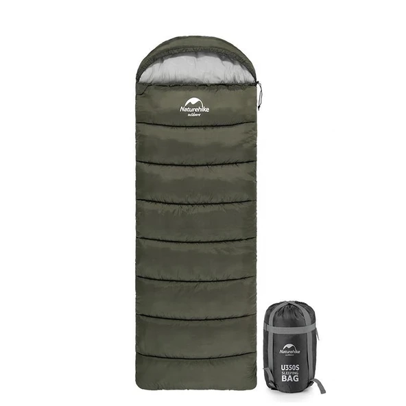 Naturehike U250 -10 Derece Yeşil Uyku Tulumu ürün görseli 1
