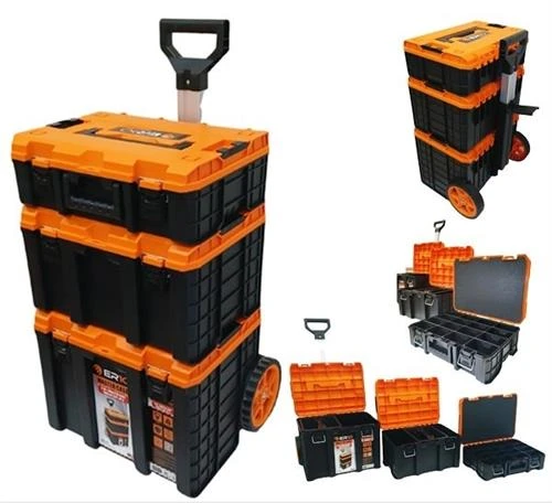 ER10 3 LÜ TEKERLEKLİ TAKIM ÇANTASI SETİ ürün görseli 1