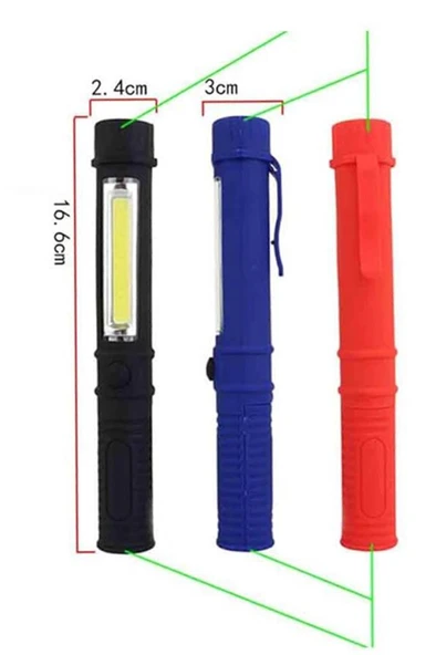 Single Sword Pilli El Feneri - Kalem Tipi Mıknatıslı Kamp Outdoor El Feneri ürün görseli 1
